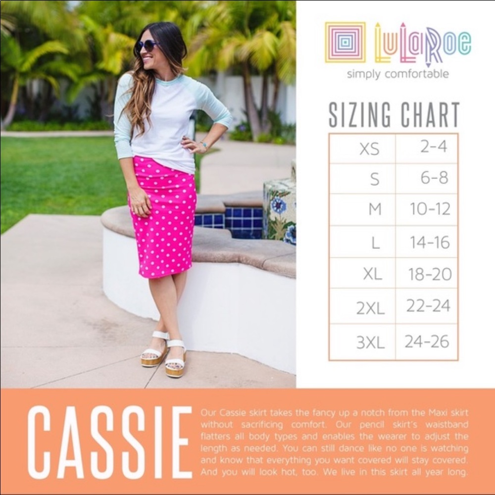 LulaRoe Cassie Skirt NWT